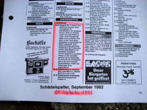 1992 Kioske Tour - eher im eschatologischen Bereich