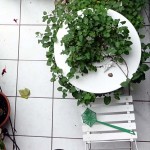 tisch und stuhl - von oben