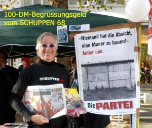 100-dm-begrüssungsgeld vom SCHUPPEN 68