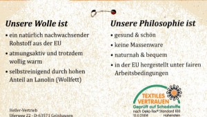 unsere philosophie ist keine massenware
