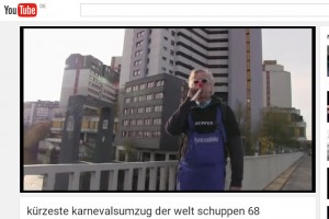 kürzeste karnevalsumzug der welt