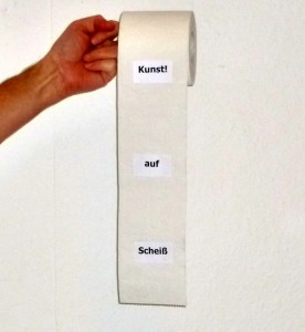 scheiß auf kunst-entwurf