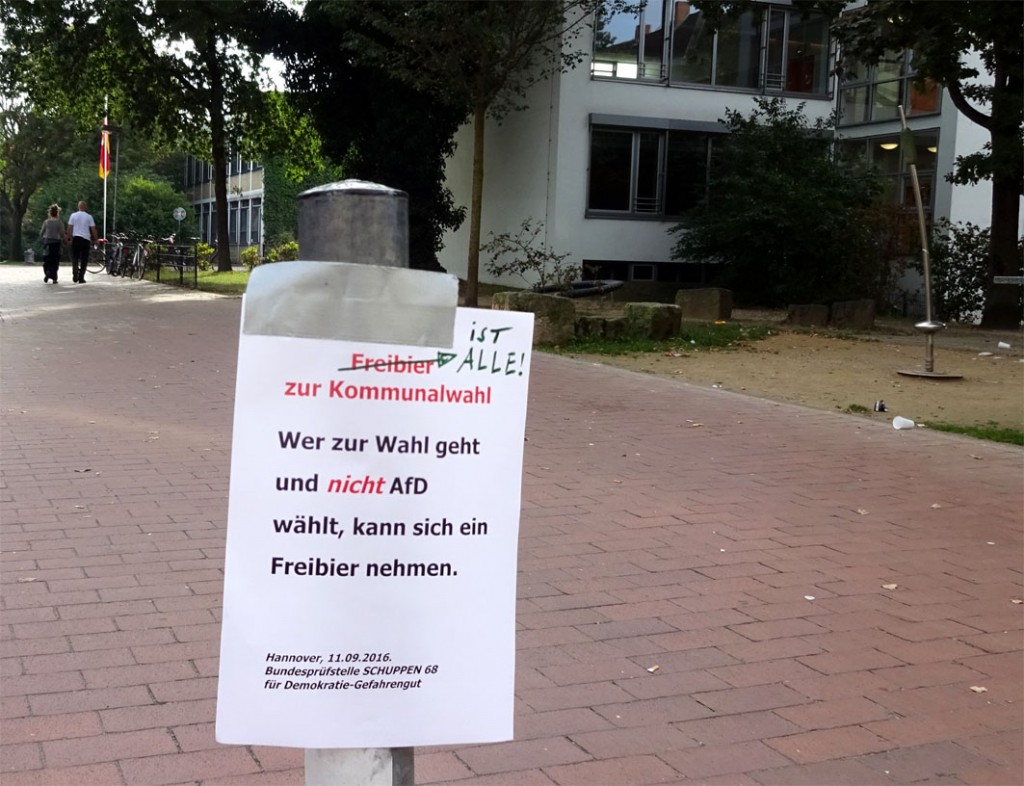 freibier zur kommunalwahl ist alle