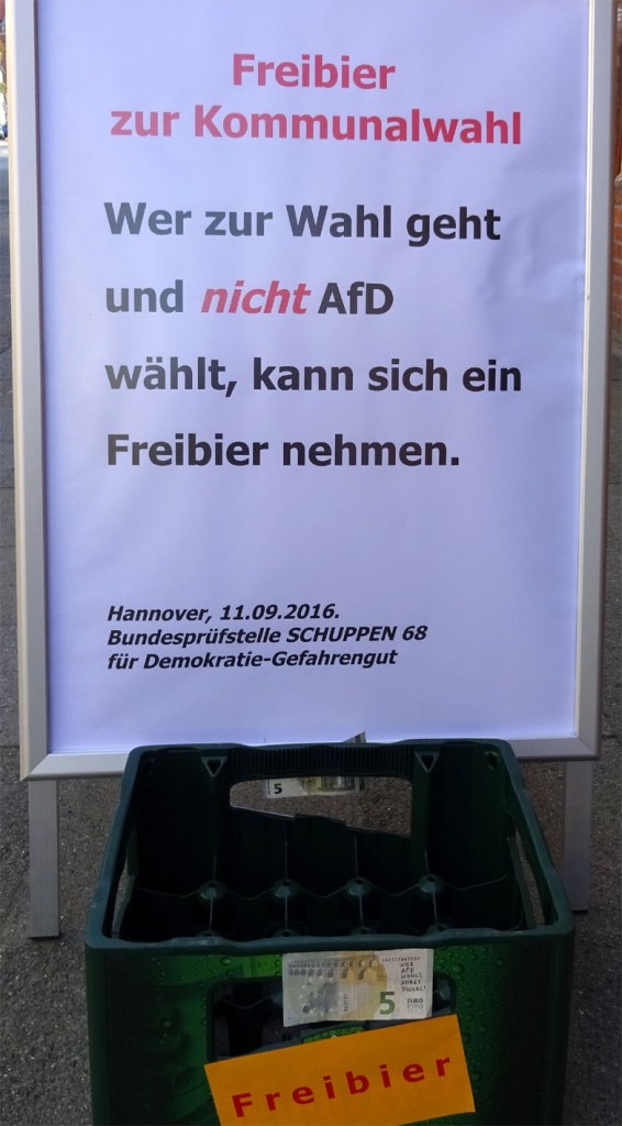 freibier zur kommunalwahl ist alle- 2