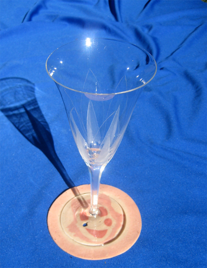 Sektkelch Untersetzer