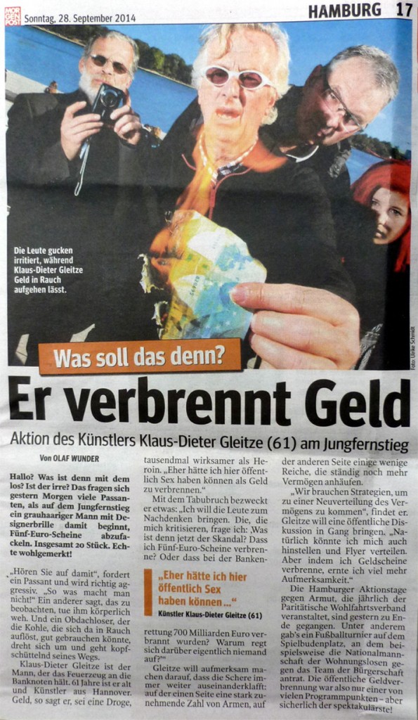 140928MoPo - Er verbrennt Geld