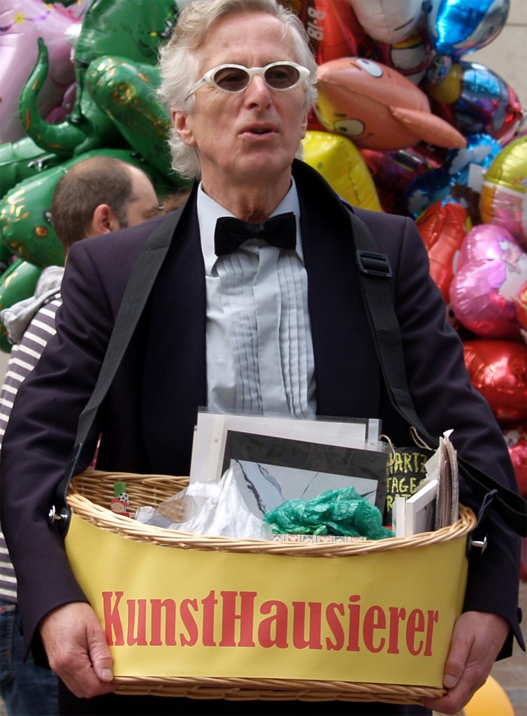 Kunst-Hausierer Klaus-Dieter Gleitze