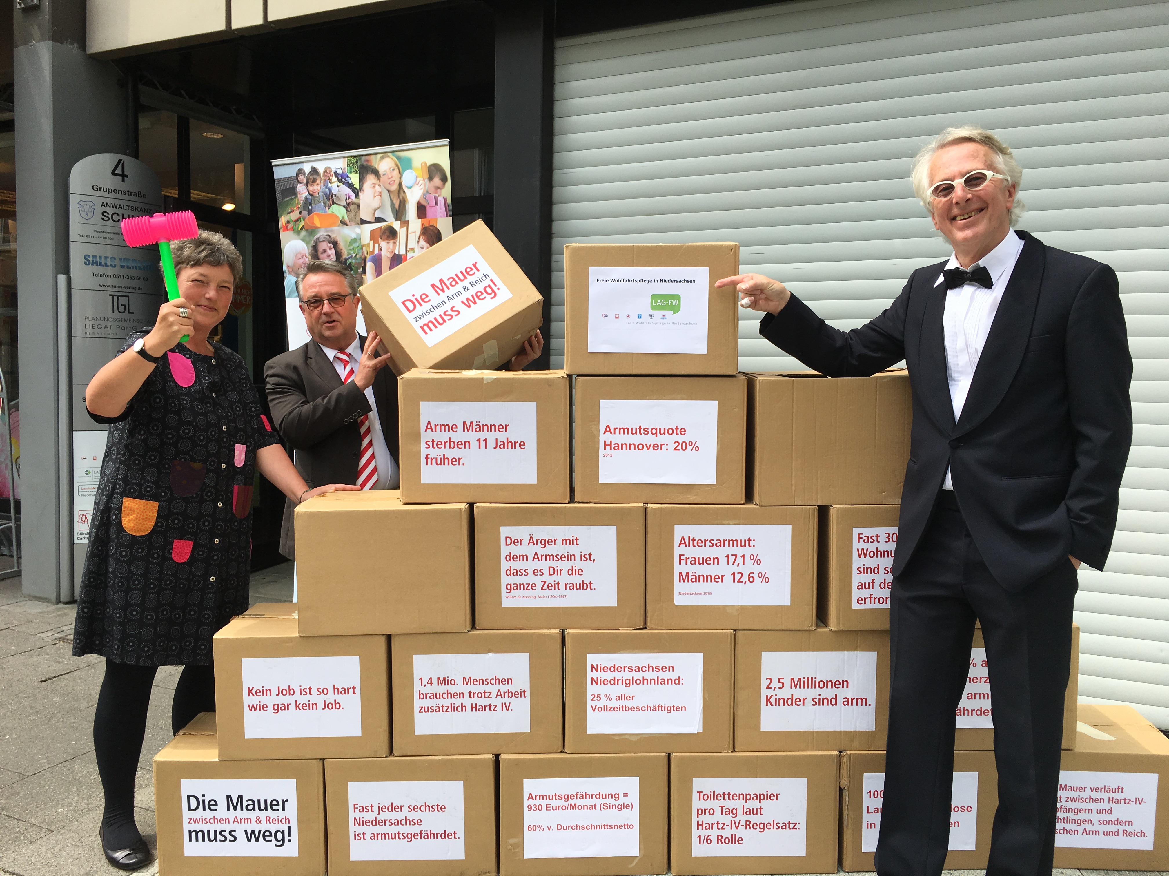 Die Mauer muss weg bei der LAG FW