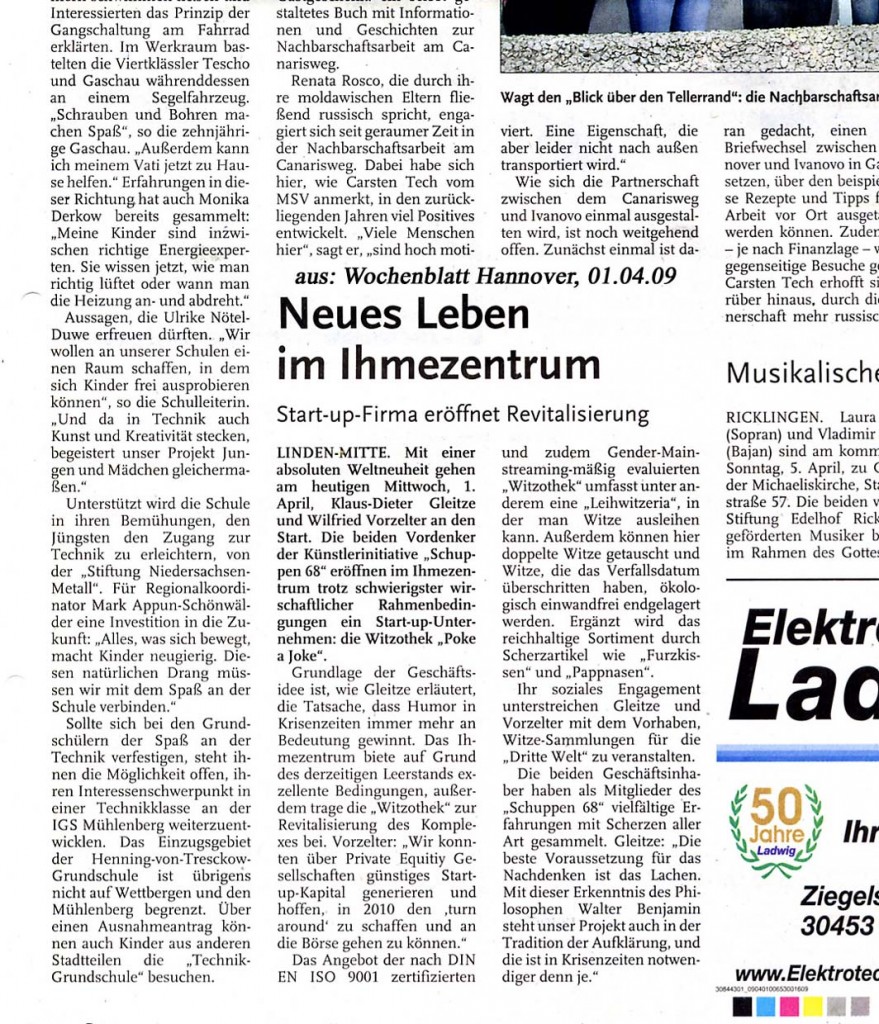 090401Witzothek Hannover Wochenblatt